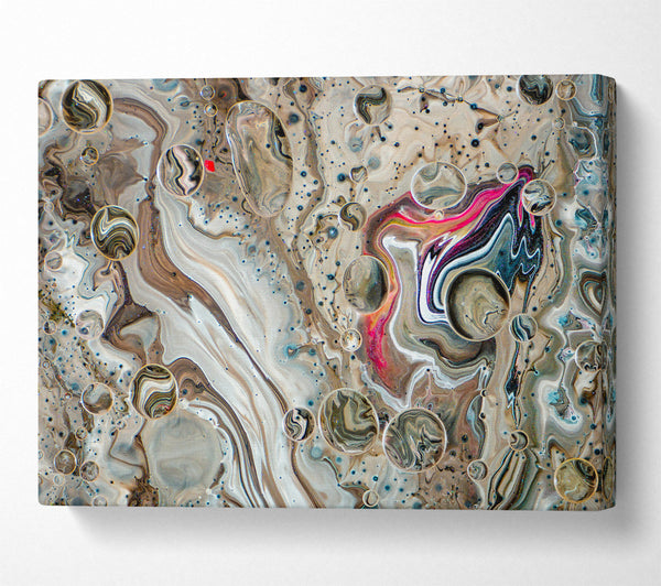  A Canvas Print of Brown Swirling Dreams Canvas Print