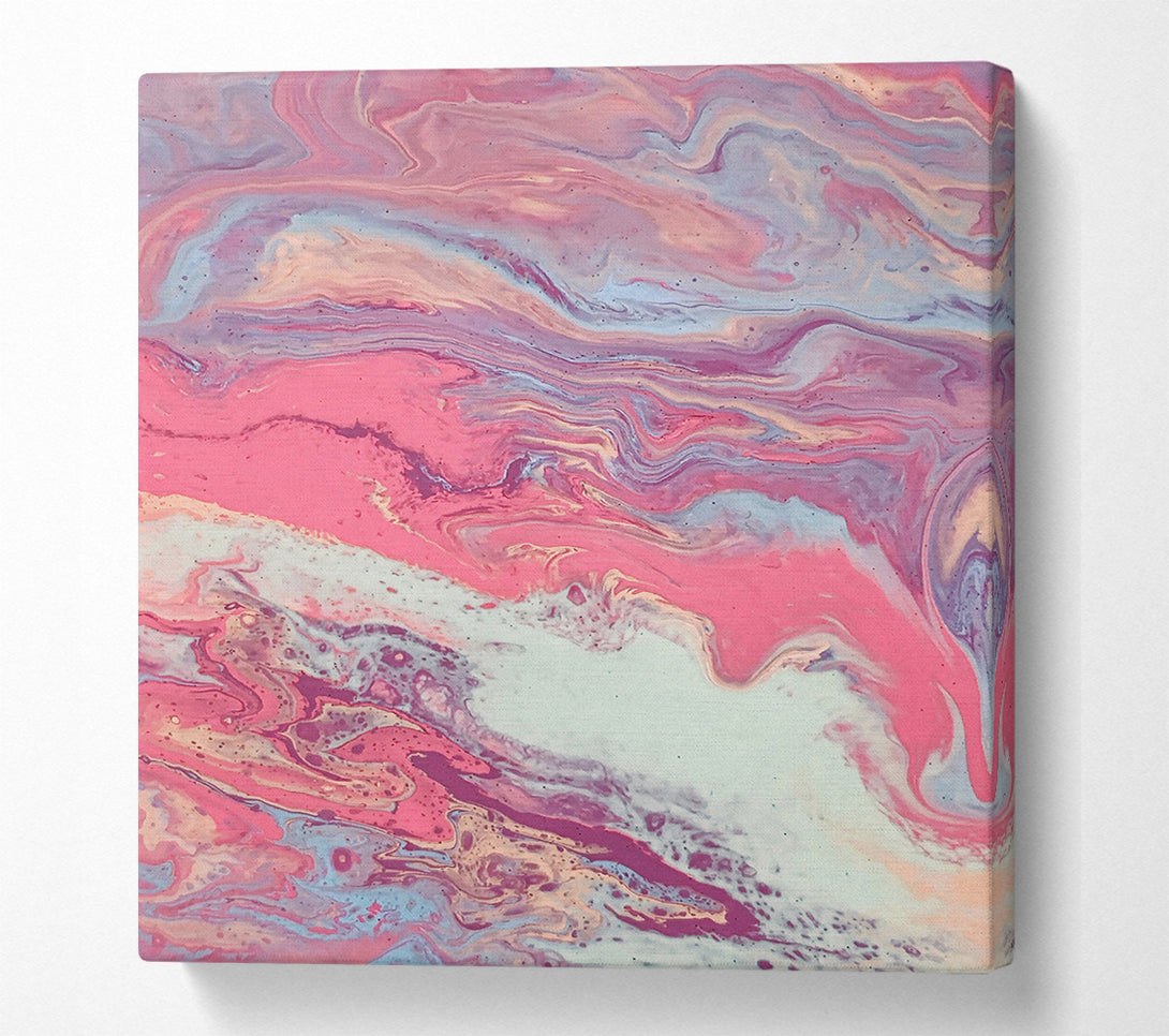 A Canvas Print of Pink Swirling Dreamscape Canvas Art