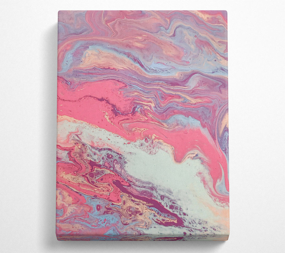  A Canvas Print of Pink Swirling Dreamscape Canvas Art
