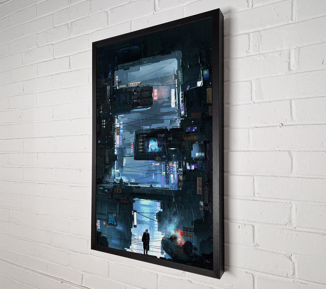  A Canvas Print of Cyber Punk Canvas Wall Art