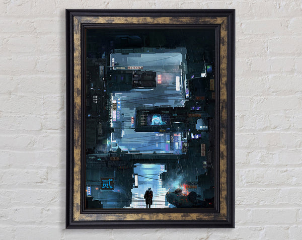 Cyber Punk Framed Print