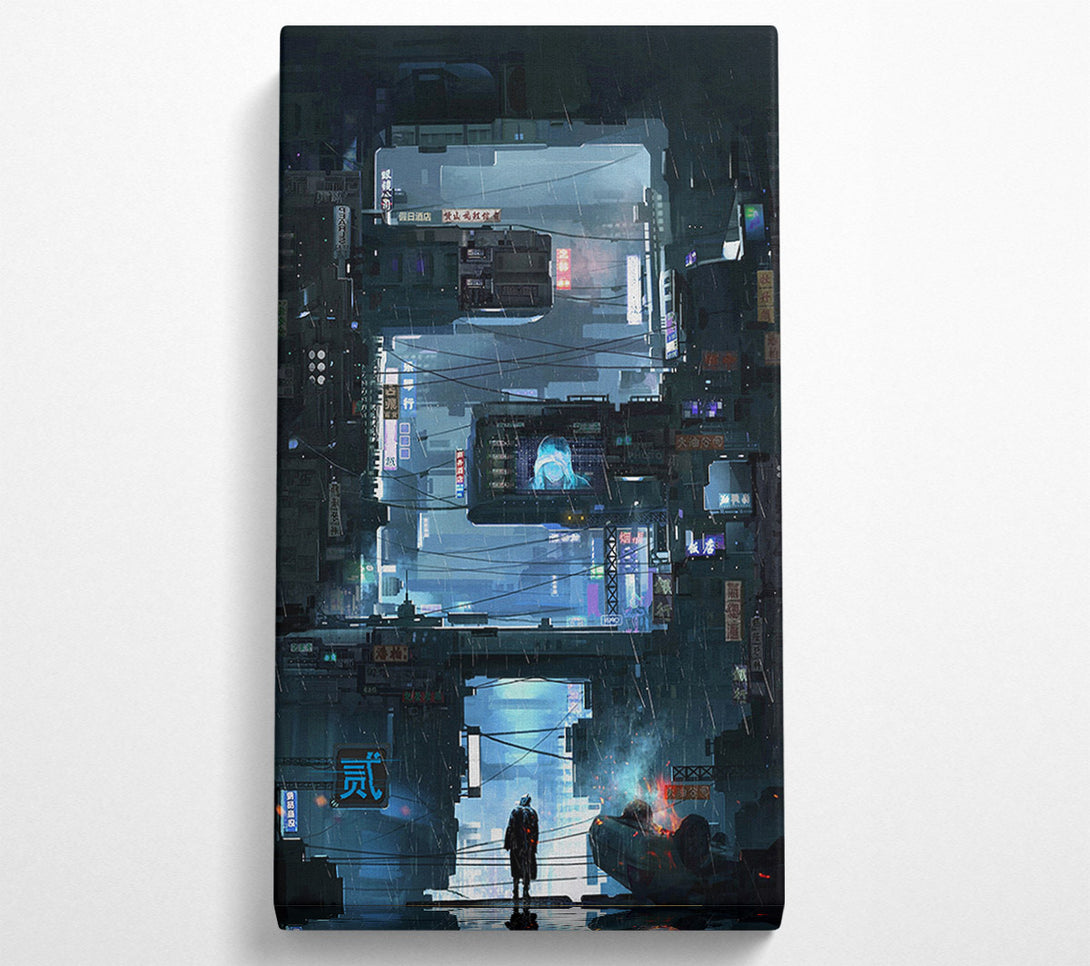  A Canvas Print of Cyber Punk Canvas Wall Art
