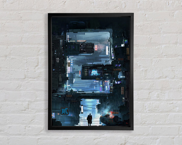 Cyber Punk Framed Print