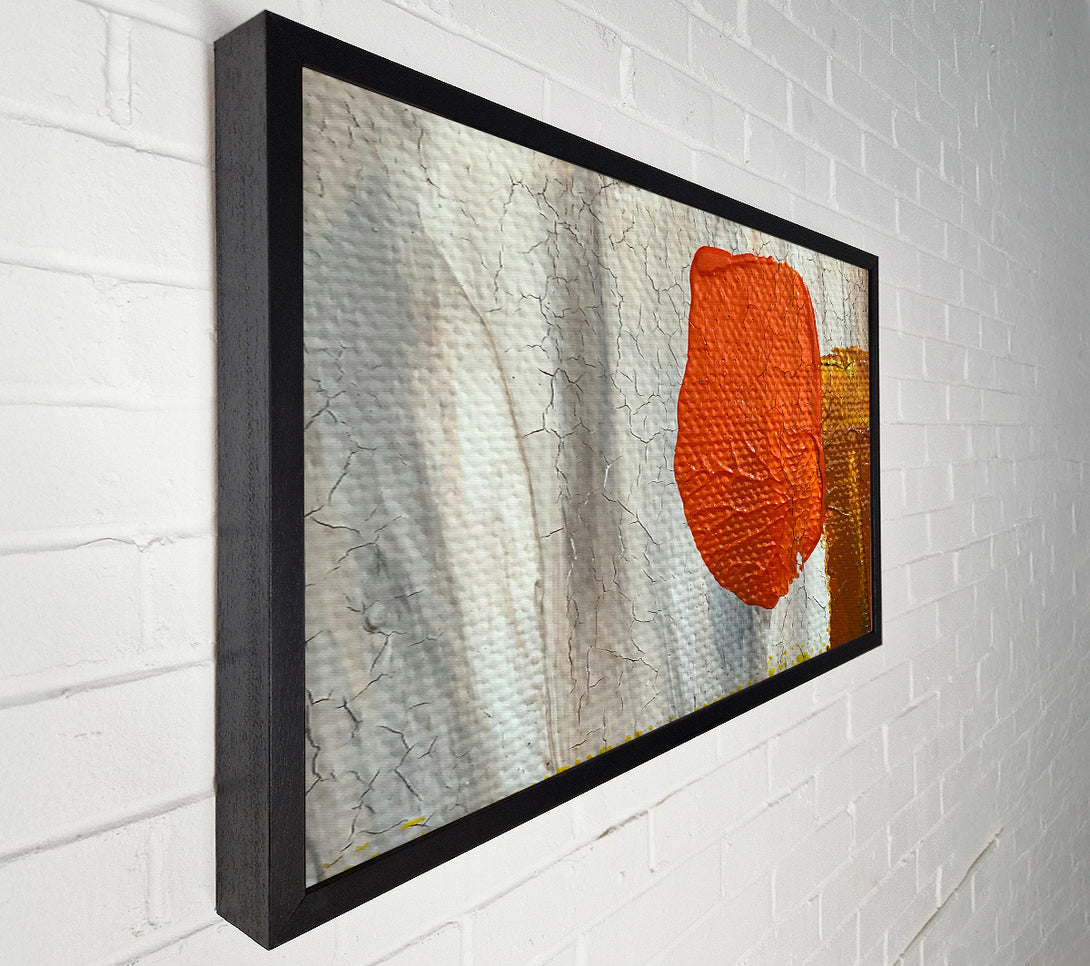  A Canvas Print of Crimson Crackled Canvas Canvas Art