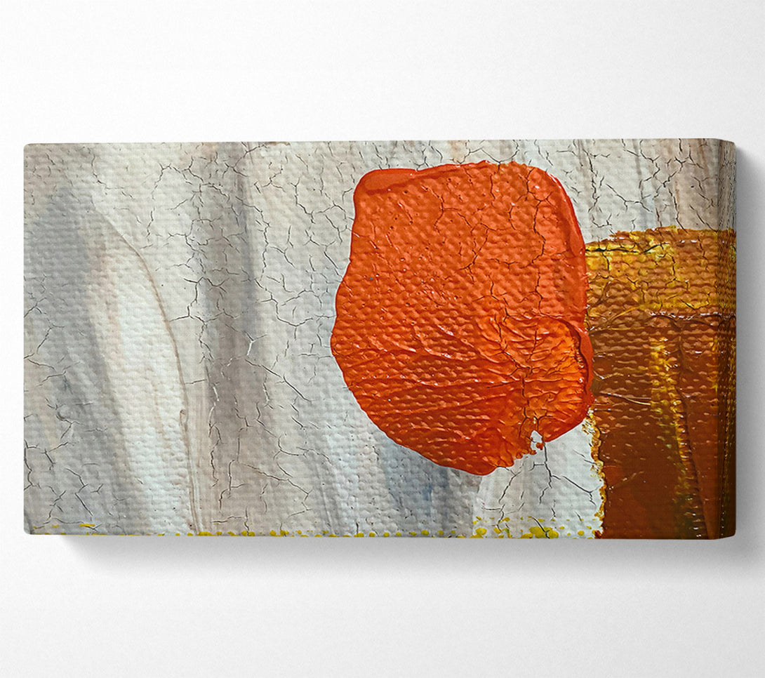  A Canvas Print of Crimson Crackled Canvas Canvas Art