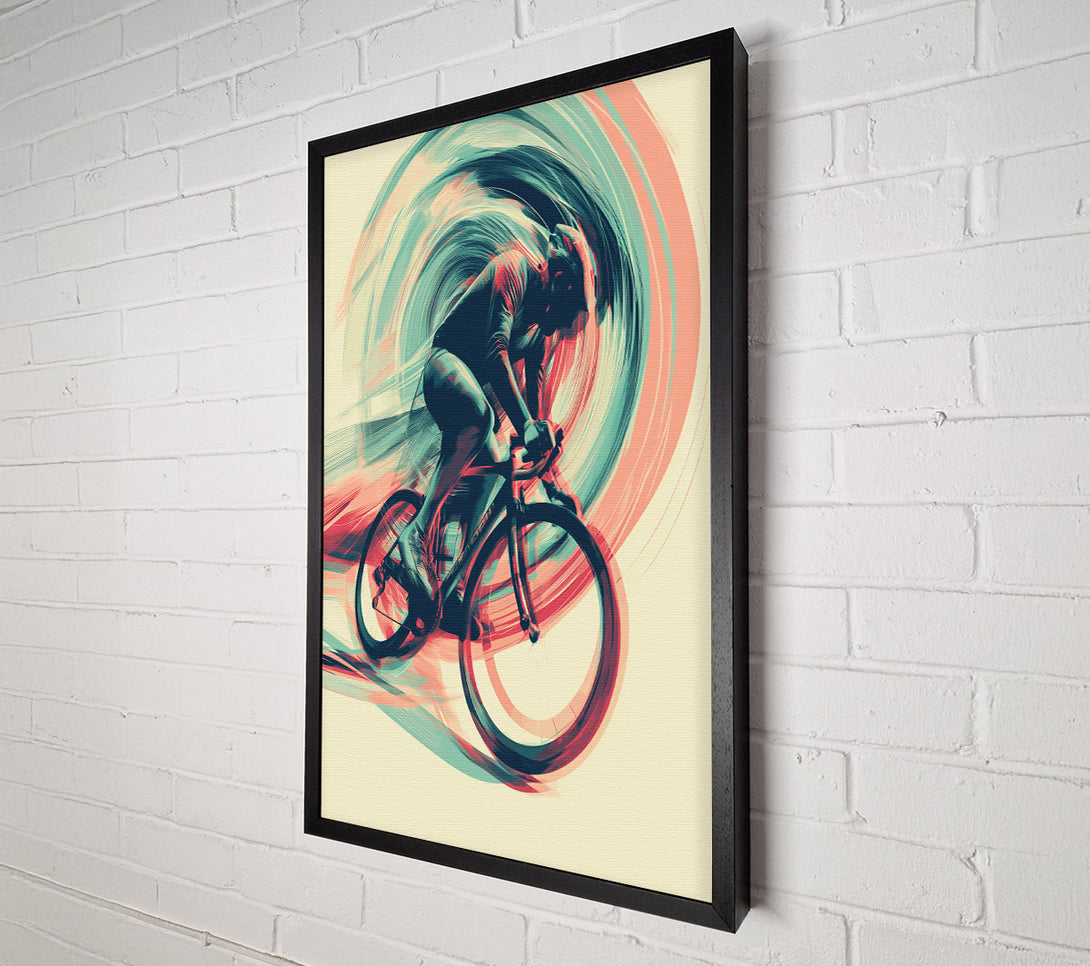  A Canvas Print of Cycle Wave Canvas Art