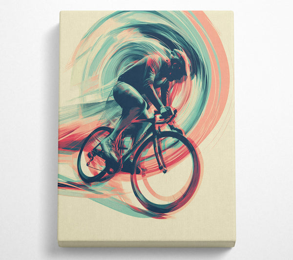  A Canvas Print of Cycle Wave Canvas Art