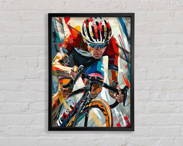 Cycling For Britain Framed Print
