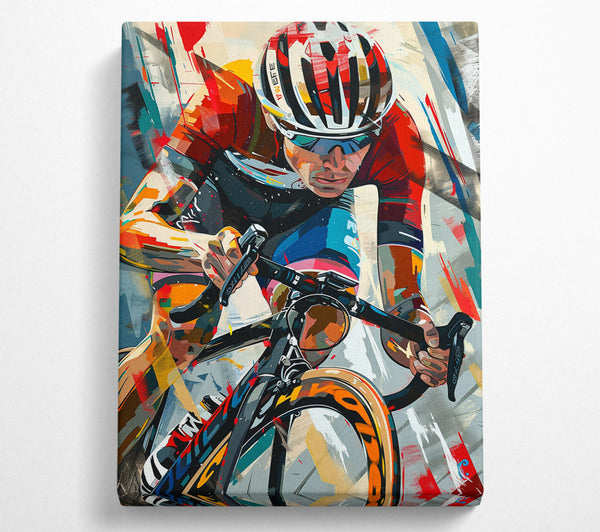  A Canvas Print of Cycling For Britain Canvas Art