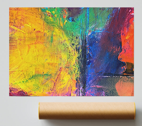 Yellow Burst Of Energy Giclee Print