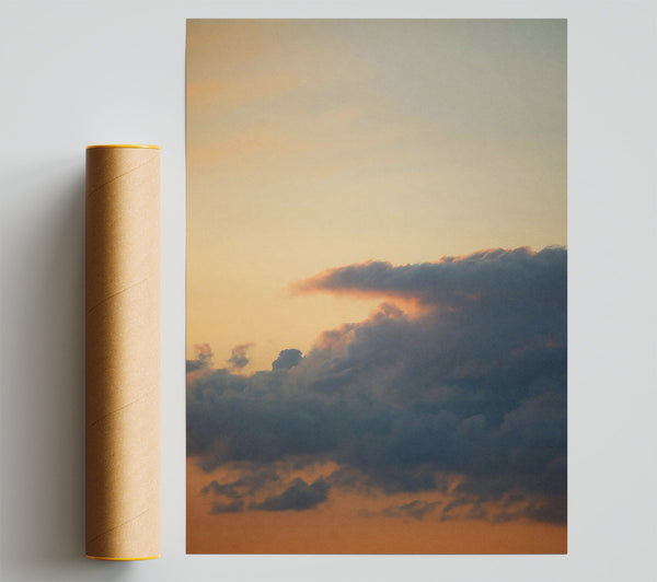 Golden Cloudscape Dusk Print