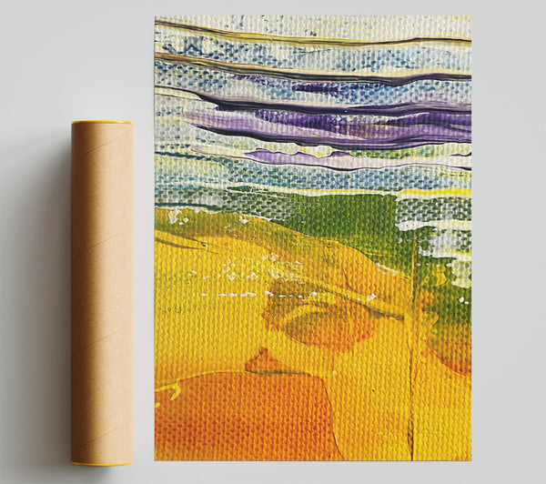 Golden Sky Layers Giclee Print