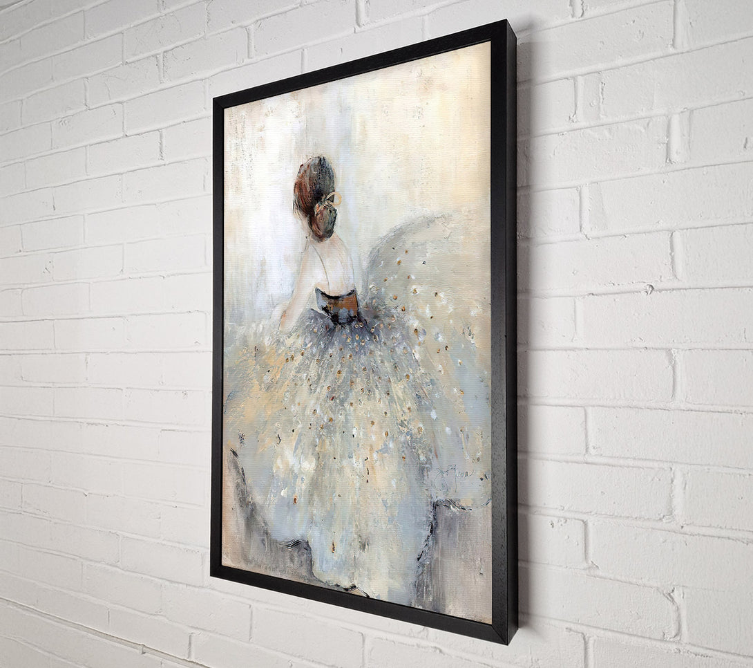  A Canvas Print of Dainty Ballerina Canvas Wall Art