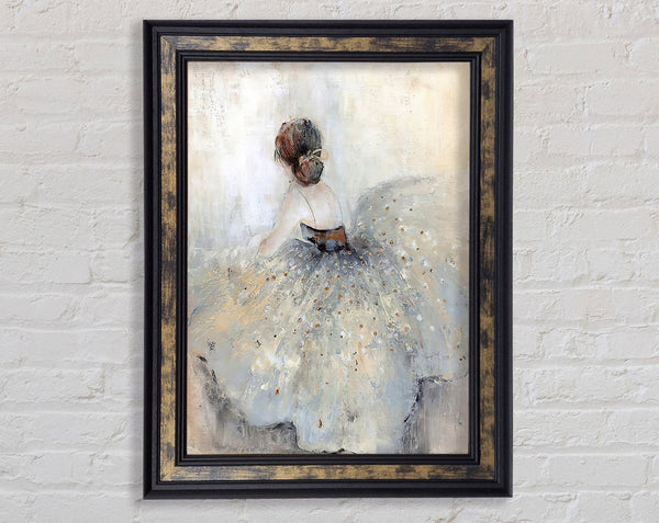 Dainty Ballerina Framed Print