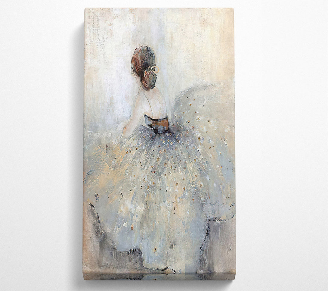 A Canvas Print of Dainty Ballerina Canvas Wall Art