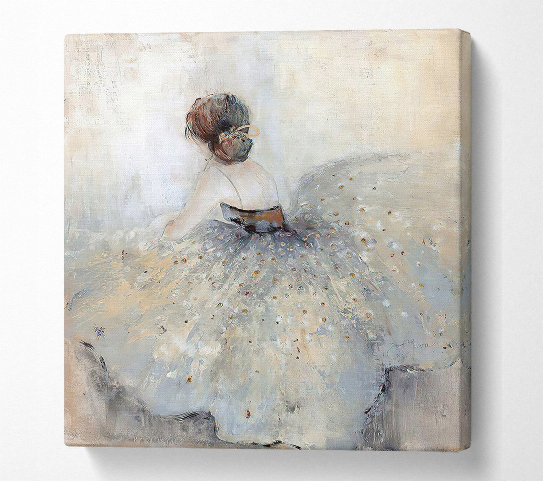  A Canvas Print of Dainty Ballerina Canvas Wall Art