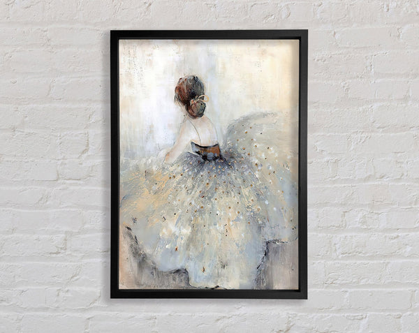 Dainty Ballerina Framed Print
