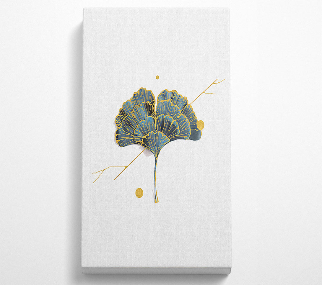  A Canvas Print of Dainty Gold Leaf Canvas Wall Art