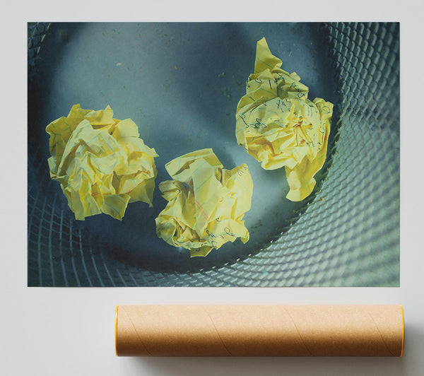 Yellow Ideas Discarded Giclee Print