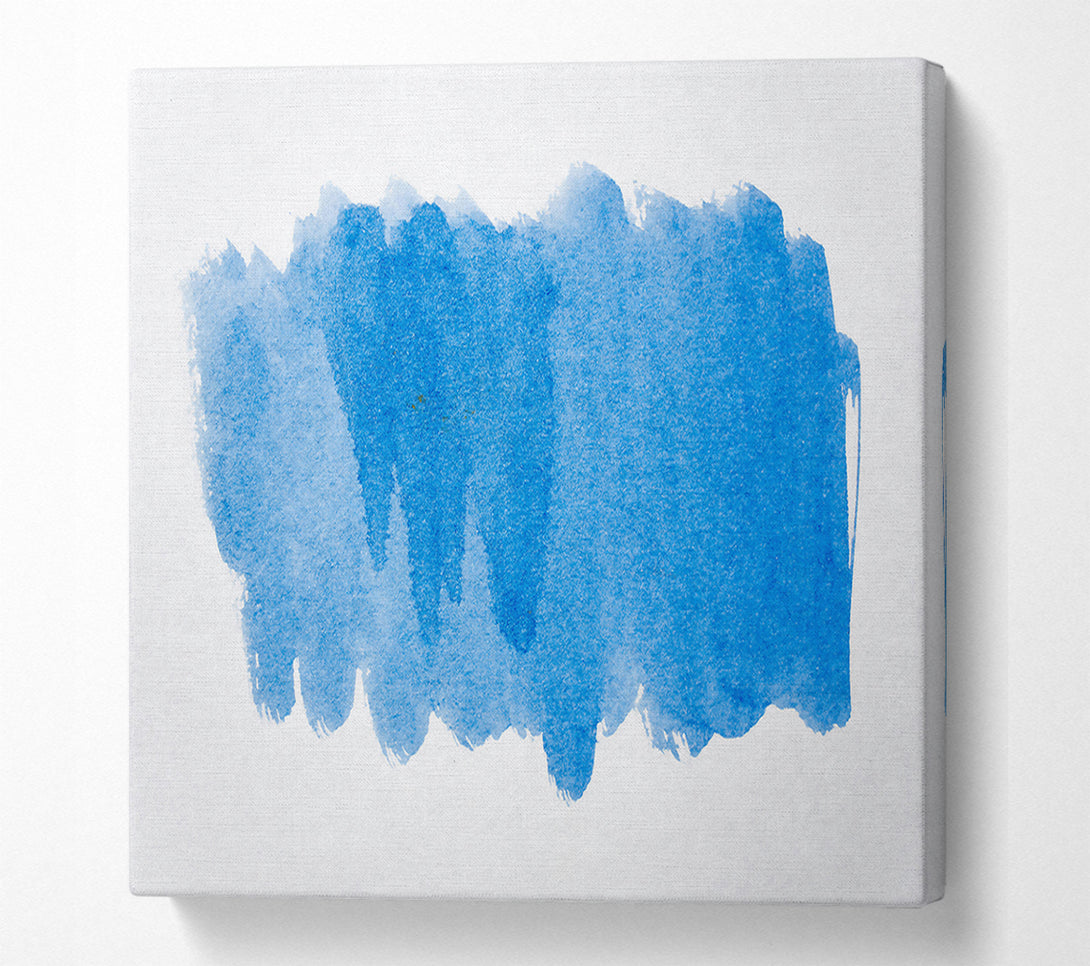  A Canvas Print of Azure Watercolor Dreams Canvas Wall Art