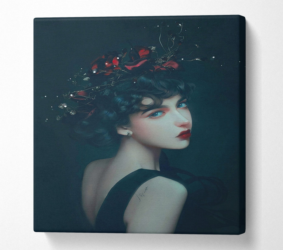  A Canvas Print of Dark Beauty Canvas Print