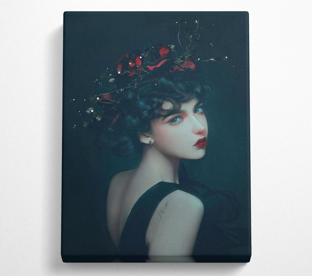  A Canvas Print of Dark Beauty Canvas Print