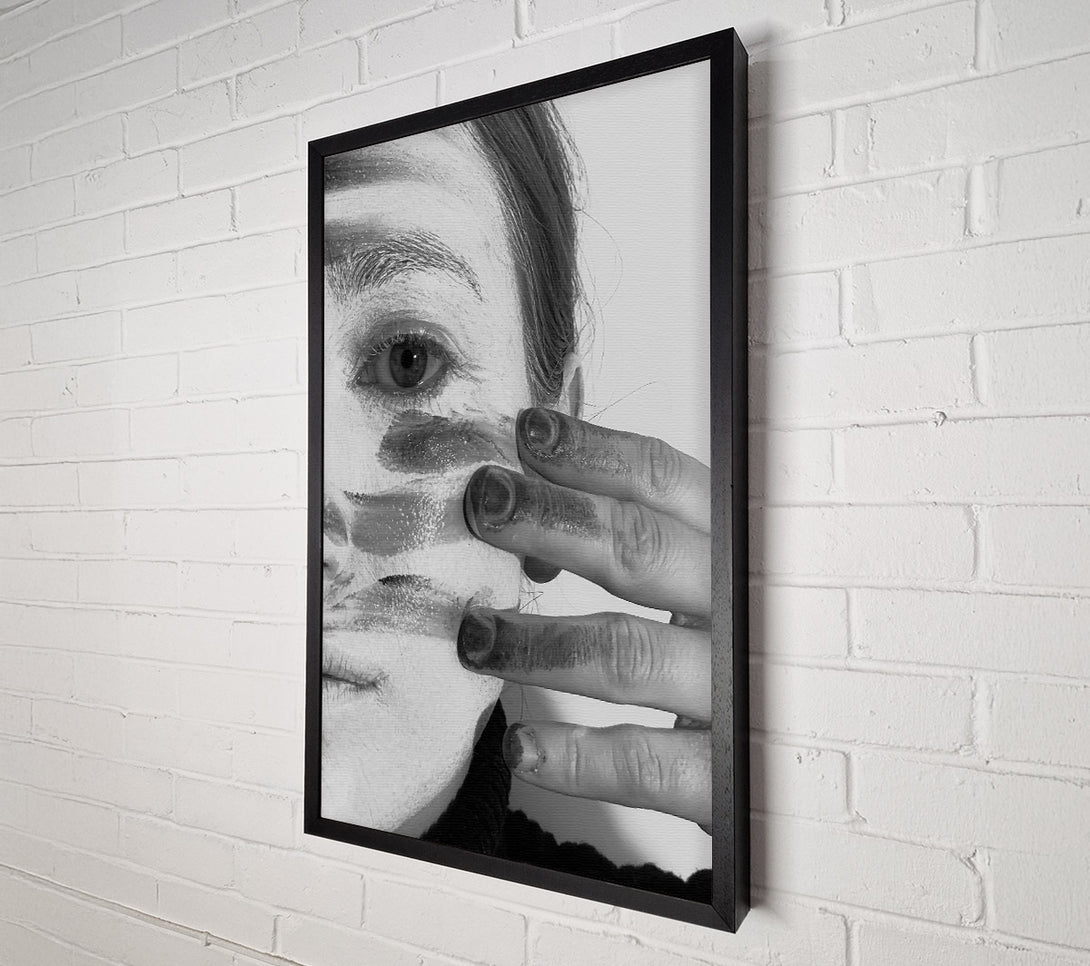  A Canvas Print of The Blackened White Canvas Wall Art