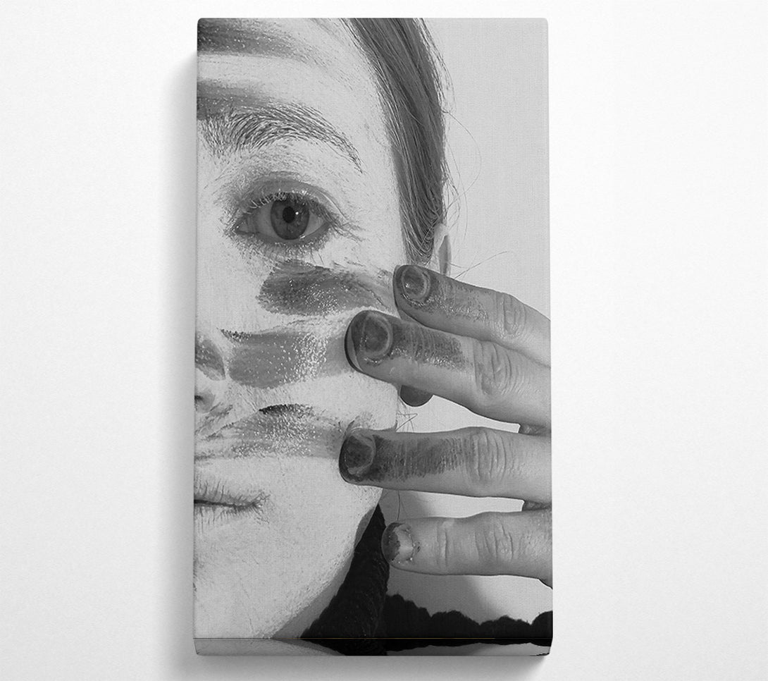  A Canvas Print of The Blackened White Canvas Wall Art