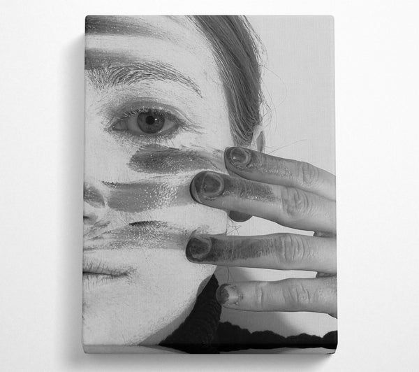  A Canvas Print of The Blackened White Canvas Wall Art