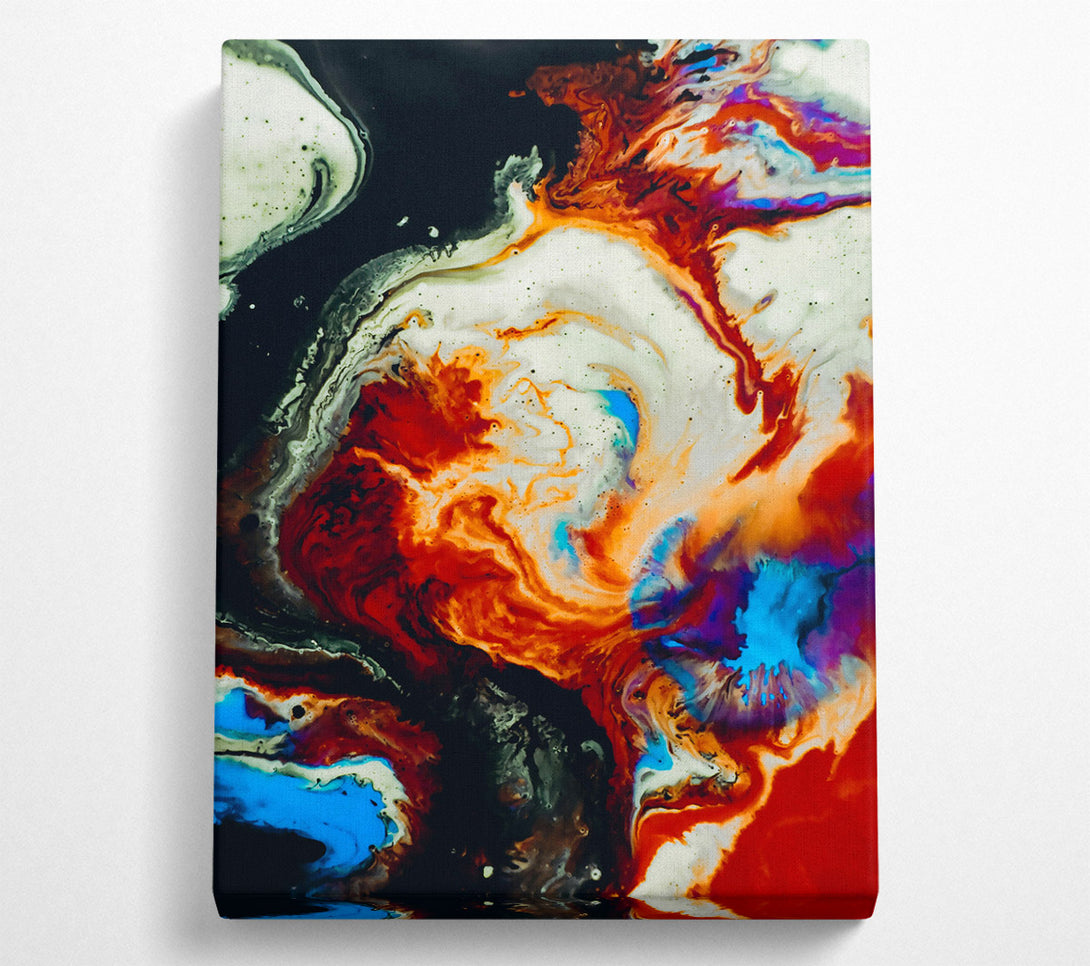  A Canvas Print of Crimson Cosmic Dance Canvas Art