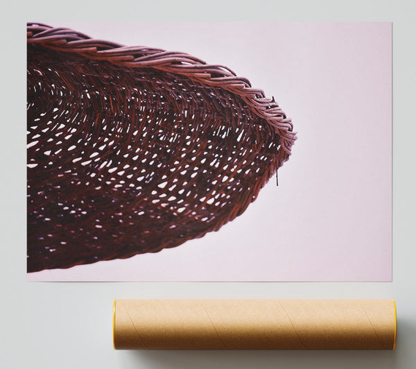 Crimson Woven Shadows Print