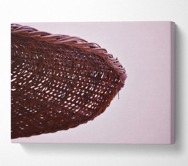  A Canvas Print of Crimson Woven Shadows Canvas Print