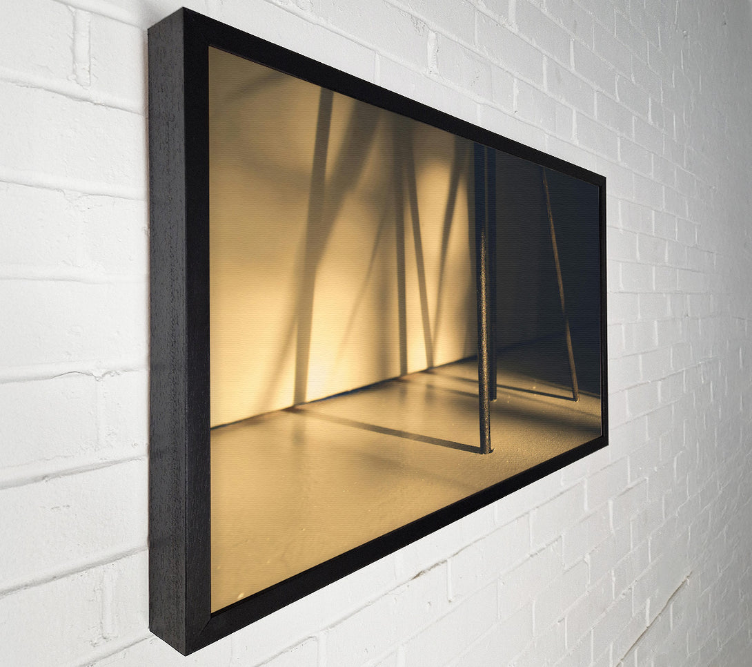  A Canvas Print of Golden Shadows And Steel Canvas Print