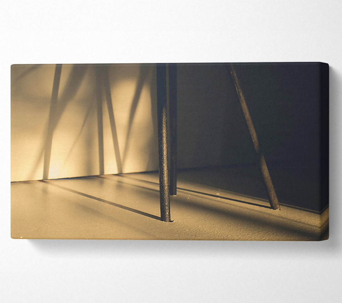  A Canvas Print of Golden Shadows And Steel Canvas Print