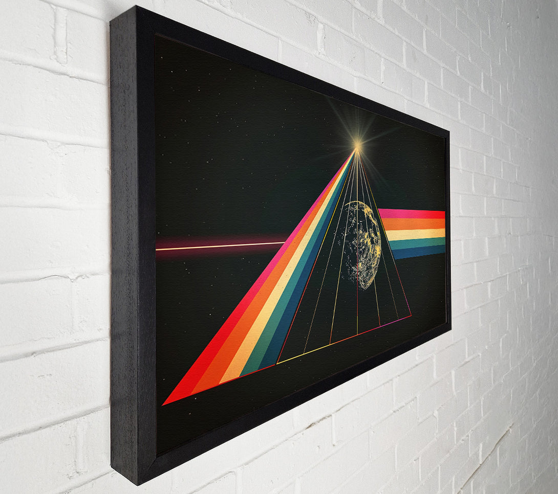  A Canvas Print of Golden Prism Light Canvas Wall Art