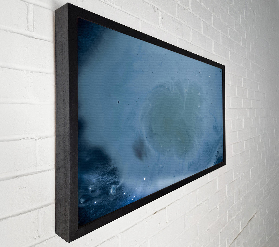  A Canvas Print of Azure Swirl Dreams Canvas Art