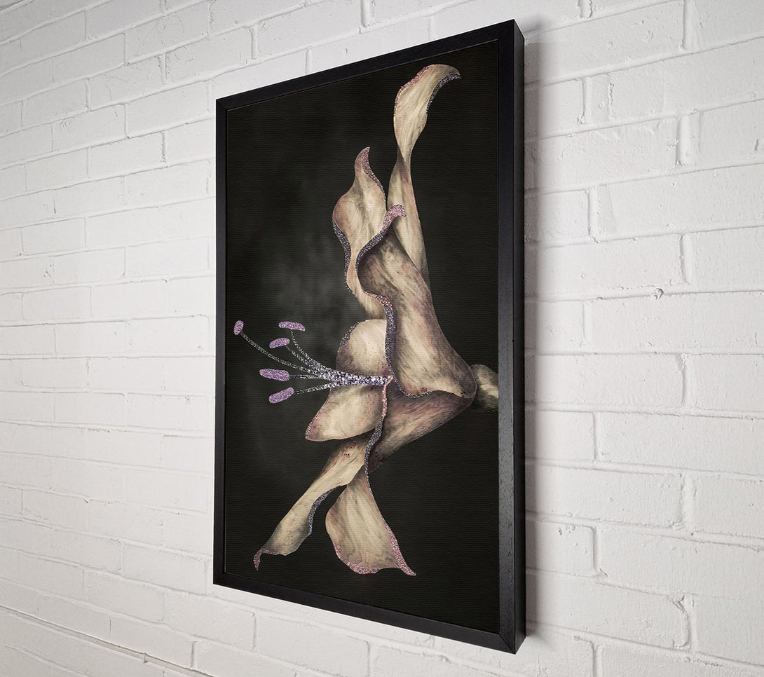  A Canvas Print of Dark Flower Canvas Art