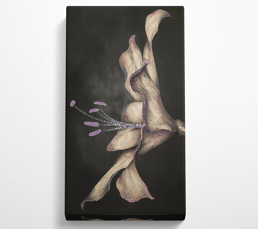  A Canvas Print of Dark Flower Canvas Art