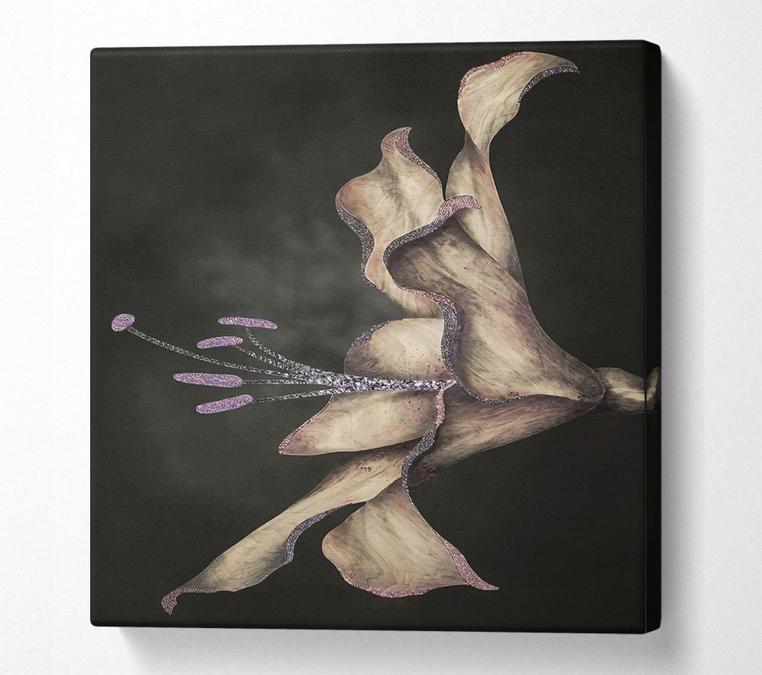  A Canvas Print of Dark Flower Canvas Art
