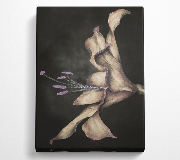  A Canvas Print of Dark Flower Canvas Art