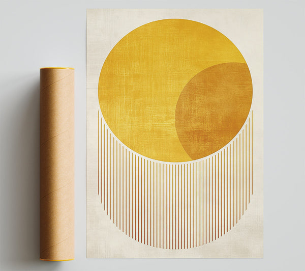 Golden Circle Radiance Poster