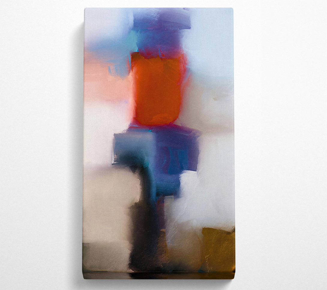  A Canvas Print of Crimson Abstract Study Canvas Print