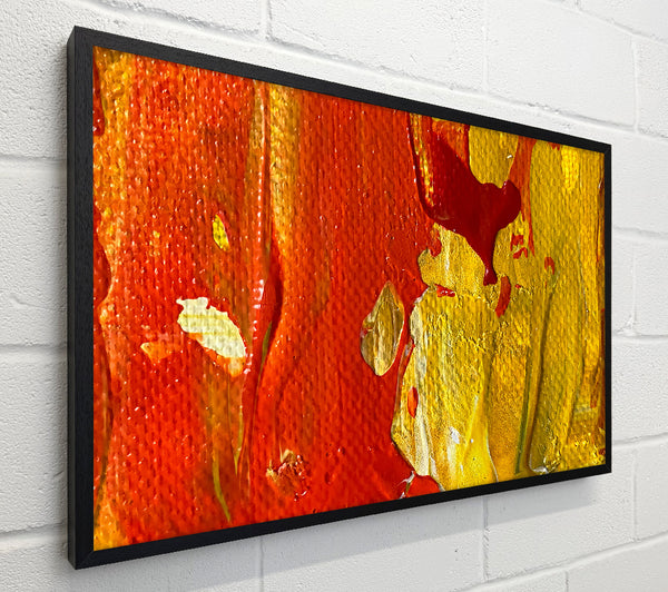 Golden Orange Abstract