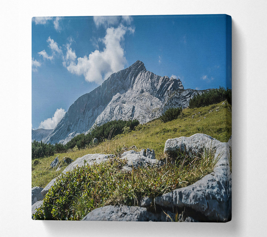  A Canvas Print of Grey Mountain Peak Canvas Art