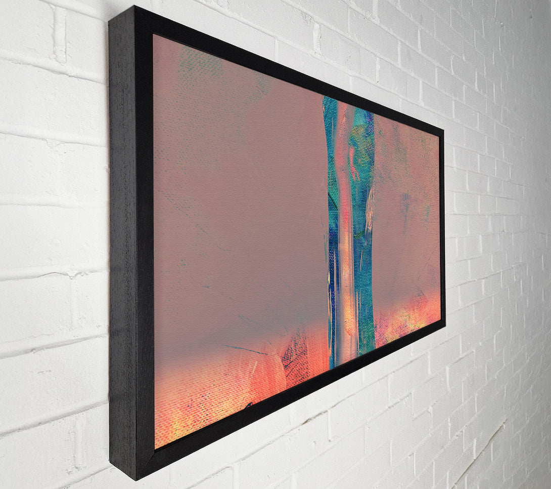 A Canvas Print of Peach And Teal Stream Canvas Art