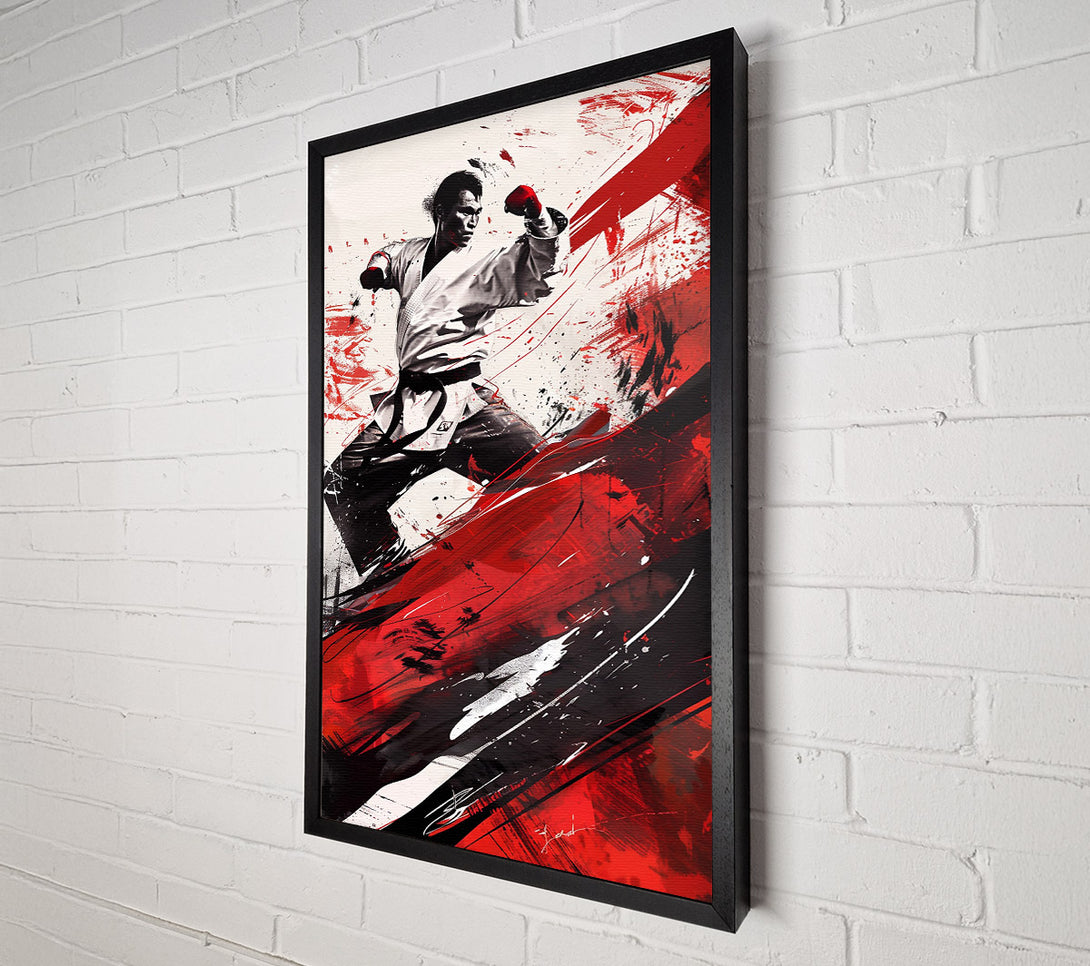  A Canvas Print of Crimson Strike Canvas Wall Art