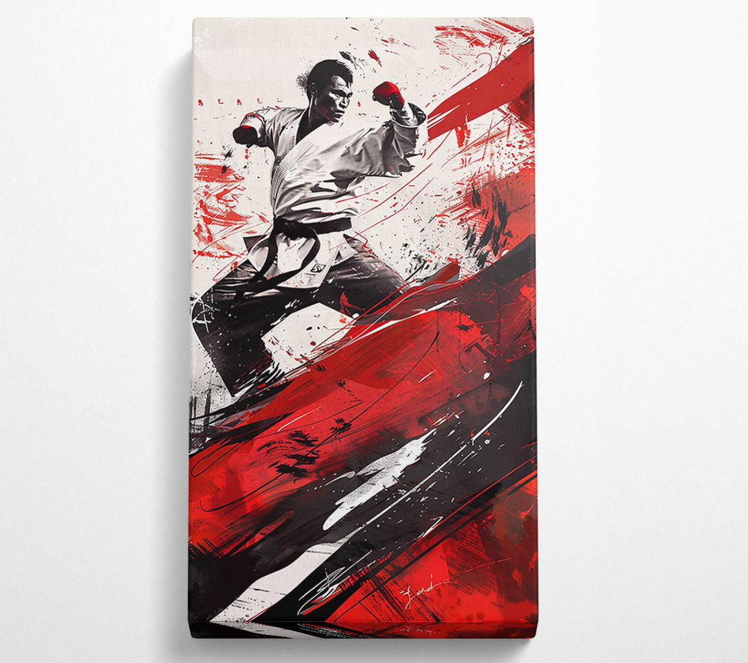  A Canvas Print of Crimson Strike Canvas Wall Art