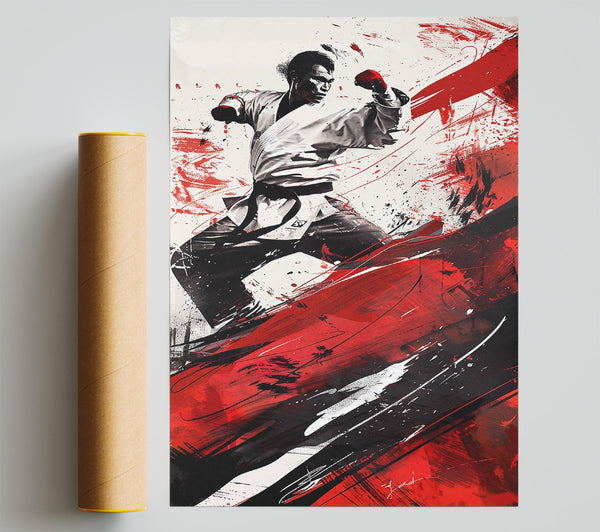 Crimson Strike Giclee Print