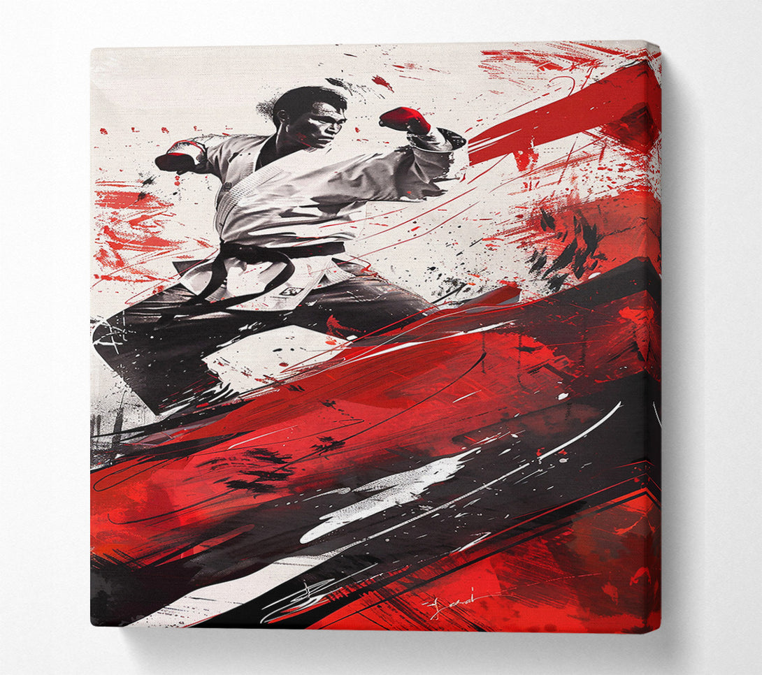  A Canvas Print of Crimson Strike Canvas Wall Art