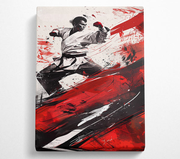  A Canvas Print of Crimson Strike Canvas Wall Art